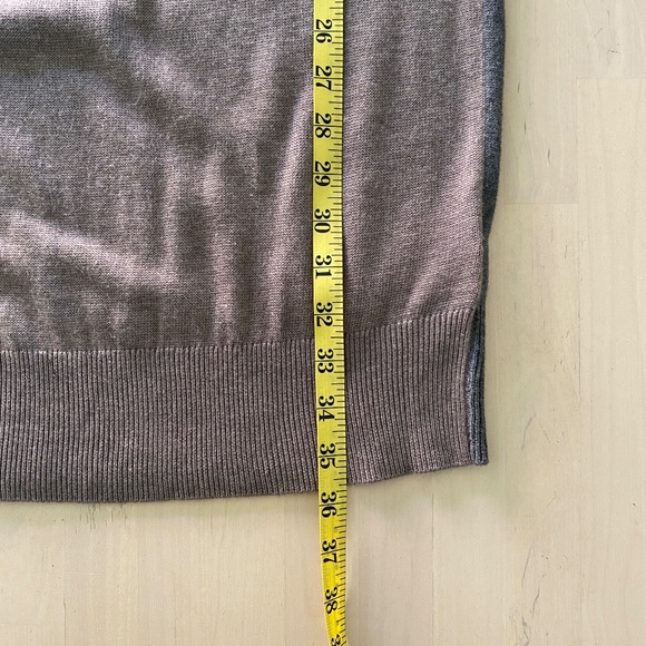 Philosophy Cashmere Blend Sweater Dress Gray Black Size Small - Picture 5 of 6